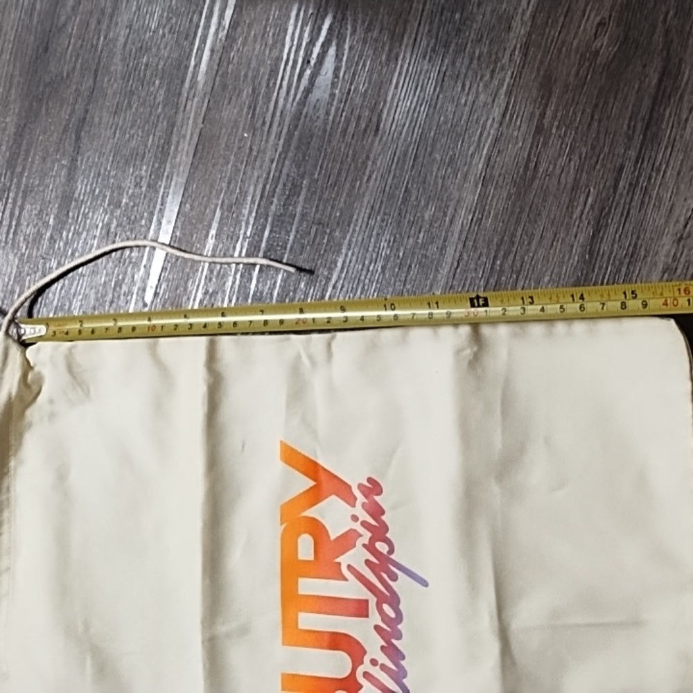 Cream Drawstring Bag - Picture 4 of 6